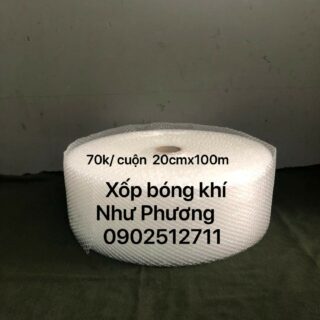 Xốp Hơi Bong Bóng 20cm x 100m Xốp hơi
