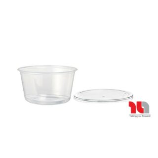 50 cái hộp nhựa tròn 500ml Hộp nhựa microwave